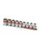 Set 9 tubulare torx scurte 1/2" x E10 E24 CRV Gadget DIY